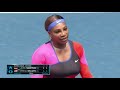 laura siegemund vs serena williams extended highlights 1r australian open 2021