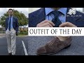 MyTailor By Hemrajani Brown and Blue Jacket | Outfit Of The Day | Kirby Allison