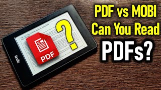 Can You Read PDF Files in Amazon Kindle? | PDF vs MOBI Format | Kindle PDF Reading Experience