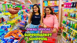 🪔Diwali Special Cheapest Super Market Shopping for New House 🏠 Bindass Kavya Diwali Celebration