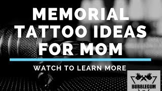 Memorial Tattoo Ideas For Mom / Using Cremation Ashes in Tattoo Ink For a Memorial Tattoo.