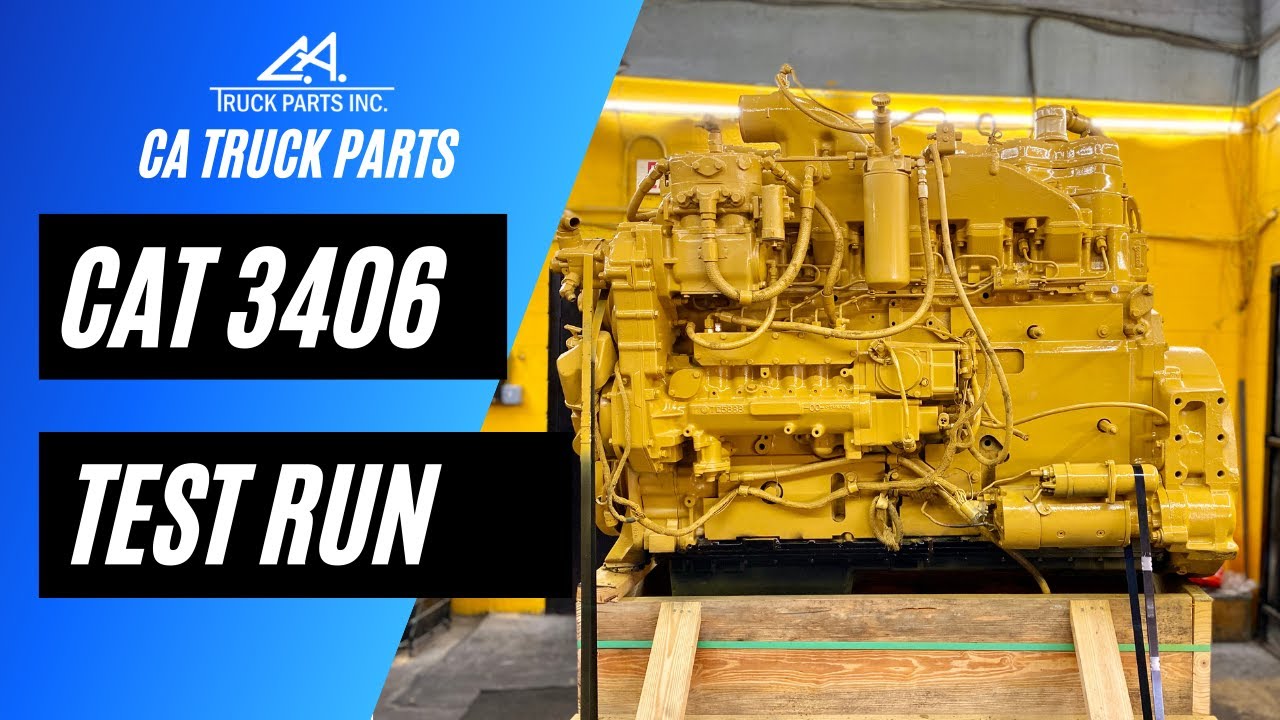 Caterpillar 3406 Diesel Engine With Jake Brakes FOR SALE TEST RUN | CA ...