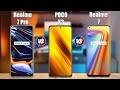 Poco x3 vs Realme 7 vs Realme 7 Pro | full comparison