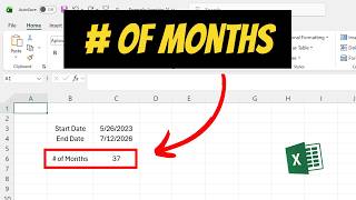 How To Calculate The Number Of Months Between Two Dates In Excel