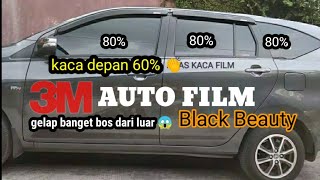 TAMPILAN 3M BB 3M Black Beauty 60_80 ASLI ORIGINAL DI MOBIL SIGRA  CALYA JAKARTA PEKALONGAN SEMARANG