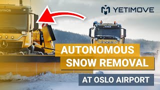 Next-Gen Airport Snow Removal – 6 Giant Autonomous Vehicles vs. Norwegian Winter