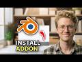 How to Install Addon for Blender - Step by Step 2026