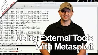 Using External Tools With Metasploit - Metasploit Minute [Cyber Security Education]