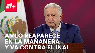 AMLO reaparece en la mañanera - En Punto