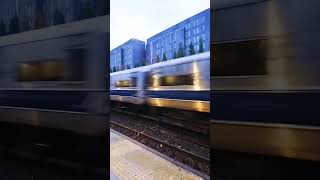 MNRR: 8 car #M3A on the #harlemline bypass Fordham #mta #metronorth #youtubeshorts #thebronx