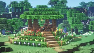 【マインクラフト】おしゃれなエンチャント広場の作り方【Minecraft】How to Build a Enchant Square【マイクラ建築】