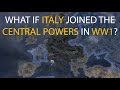 HOI4 Timelapse - What if Italy joined the Central Powers in WW1?