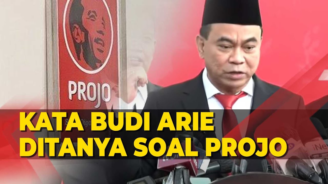 Kata Budi Arie Saat Ditanya Soal Nasib Projo Usai Dilantik Jadi ...