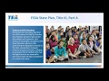 Updates on the ESSA State Plan, Title III, Part A Section