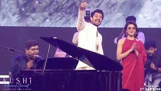 Singer Hesham Abdul Wahab Performence Kushi Title Song | KUSHI Musical Concert | Vijay Deverakonda
