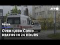 'On the verge of disaster': Russia tops 1,000 daily virus deaths | AFP