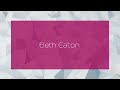 Beth Eaton - appearance