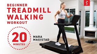 Beginner Treadmill Walking Workout - Interval Incline | 20 Minutes