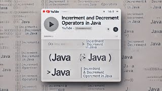 Increment operator and decrement operator in java #codevthspan