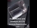 huge flawless pink amethyst gemstone 20 cts size www.puritygems.etsy.com