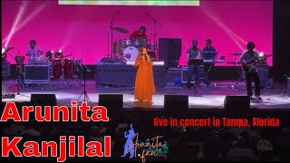 Jo Wada Kiya Woh Nibhana Padega by Arunita Kanjilal live in concert at Tampa, Florida