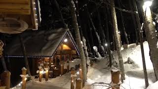 snowy winter night @ Ningle Terrace ~ Furano