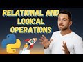 Learning Python : Relational and logical operators (TRUE, FALSE, AND, OR)