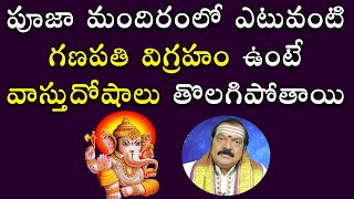 సంప‌ద‌లు క‌ల‌గాలంటే ఎటువంటి వినాయ‌క చిత్ర‌ప‌టం ఉండాలి? | Ganapathi Puja | Machiraju Jayam