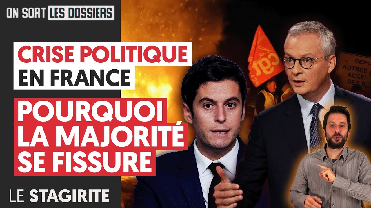 CRISE POLITIQUE EN FRANCE : POURQUOI LA MAJORITÉ SE FISSURE - YouTube