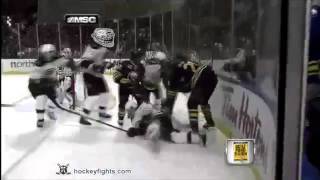 Zdeno Chara vs Nathan Gerbe