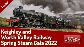 Keighley and Worth Valley Railway - Spring Steam Gala 2022 - Trailer (4K)