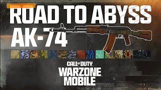 ULTIMATE GUIDE: How To Unlock The Abyss Camo For The AK-74 in Warzone Mobile 🪂🔥