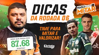 CARTOLA FC 2024 - DICAS RODADA 6 - TIME PARA MITAR RODADA 6.