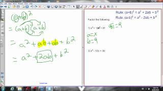 6.1 completing the square with full explanation (part 1)