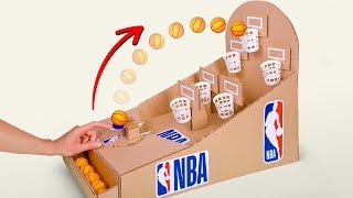 Let's Play NBA Basketball Board Game from Cardboard