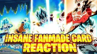 BEST FANMADE ANIMATIONS I'VE EVER SEEN! MULTIVERSE MISSION X VEGITO BLUE REACTION! (Dokkan Battle)