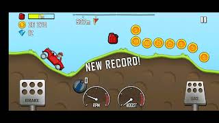 Hill Climb Racing -GamePlay FIRE TRUCK in Beach Big Fire on POLICE CAR -