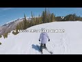 pov high speed skiing at vail