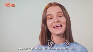 Paulina volgt het graduaat Marketing- en Communicatiesupport