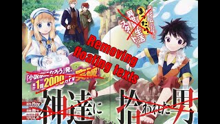 Kamitachi NI Hirowareta Otoko Manga Cover Clean up (Time lapse Video)