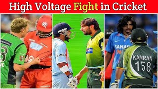 Top 10 High Voltage Fight in Cricket | Cricket Fights | cricket history