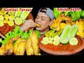 WENAK POL ⁉️ MUKBANG SAYAP AYAM GORENG SAMBAL TERASI LALAPAN PETE JENGKOL MENTAH