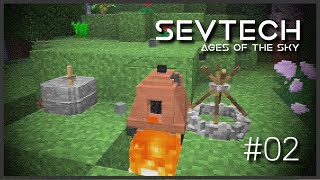 [Minecraft] SevTech Ages of the Sky | ตอนที่ 2 | ยุคหินเหมือนเดิม