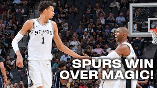 Spurs Preseason Win Over the Orlando Magic | 10.9.24