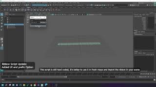 Python Script for Ribbon Update || maya rigging