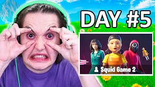 I Can't Sleep Until I Win Fortnite Squid Games 2!