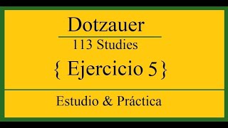 Dotzauer 113 Studies - Ejercicio 5, Cello Sheet Music \u0026 Practice