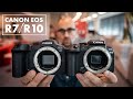 Canon R7 y R10, así son las primeras EOS-R con sensor APS-C