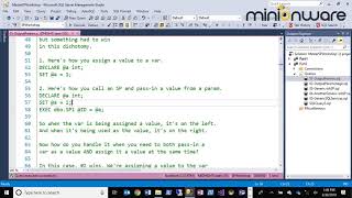 Master Stored Procedure Workshop: Part 2