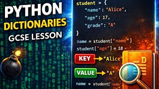 Python Tutorial For Beginners Dictionaries Made Simple! GCSE (FULL LESSON)
